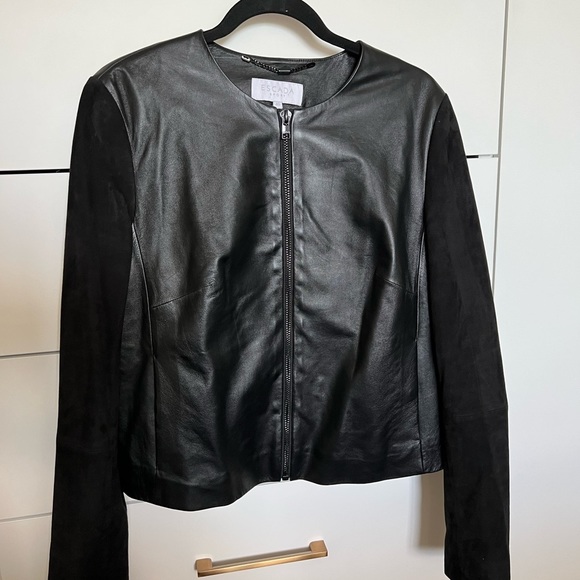 Escada Sport Lika Leather and Suede jacket - Picture 4 of 17